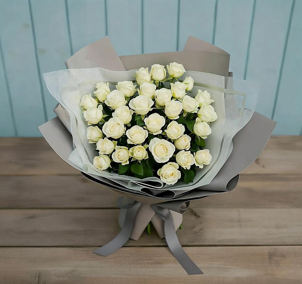 Букет Белоснежная нежность в Пономаревка Оренбургская область