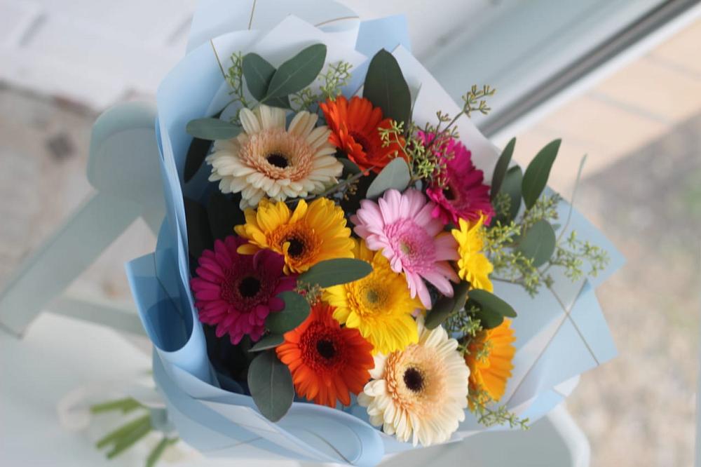 Букет цветов из: Герберы в Пономаревка Оренбургская область