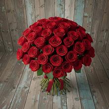 Букет 55 Красных роз Фридом #REPLACE_PRED# Пономаревка Оренбургская область