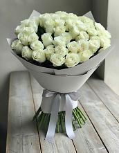Букет 35 Белых роз в Пономаревка Оренбургская область