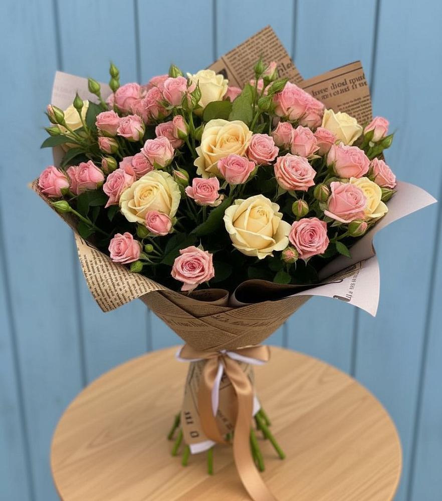 Букет цветов из: Розы в Пономаревка Оренбургская область