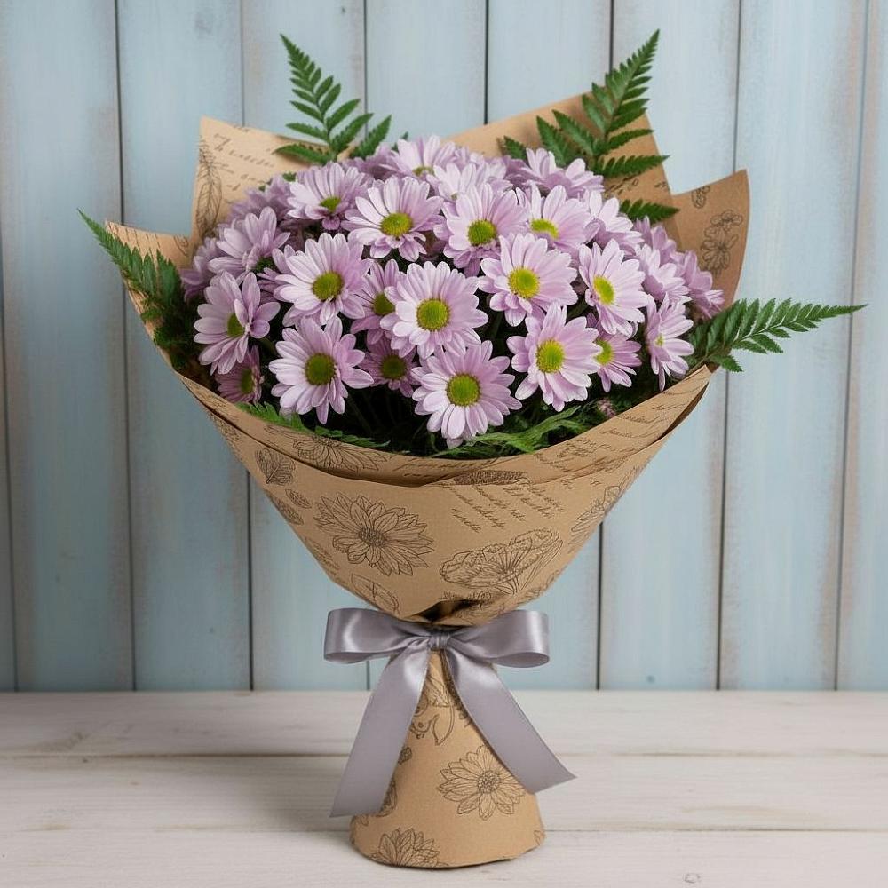 Букет цветов из: Хризантемы в Пономаревка Оренбургская область