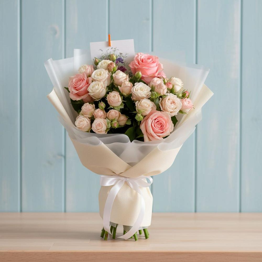 Букет цветов из: Розы в Пономаревка Оренбургская область