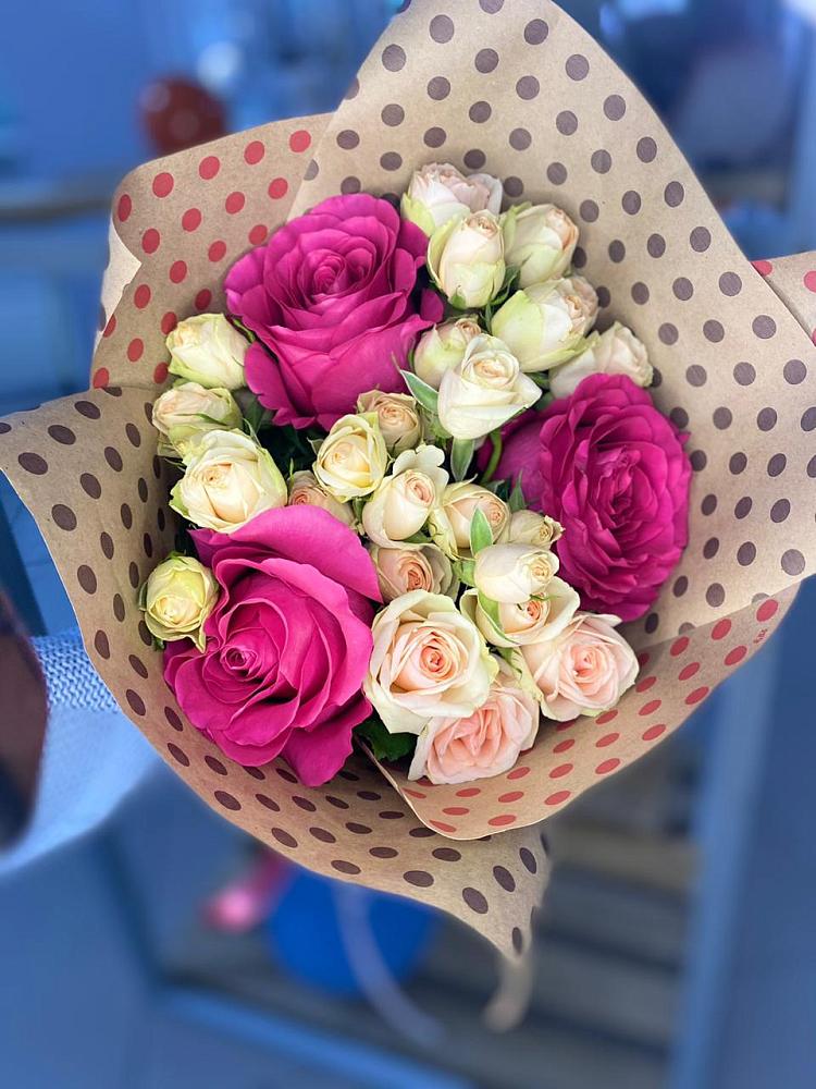 Букет цветов из: Розы в Пономаревка Оренбургская область