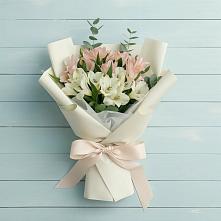 Букет цветов из:  Альстромерии в Пономаревка Оренбургская область