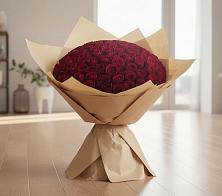 Букет 101 Красная роза в Пономаревка Оренбургская область