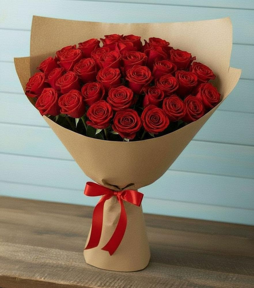 Букет Красные розы Милано в Пономаревка Оренбургская область