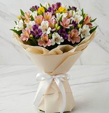 Букет цветов из:  Альстромерии в Пономаревка Оренбургская область