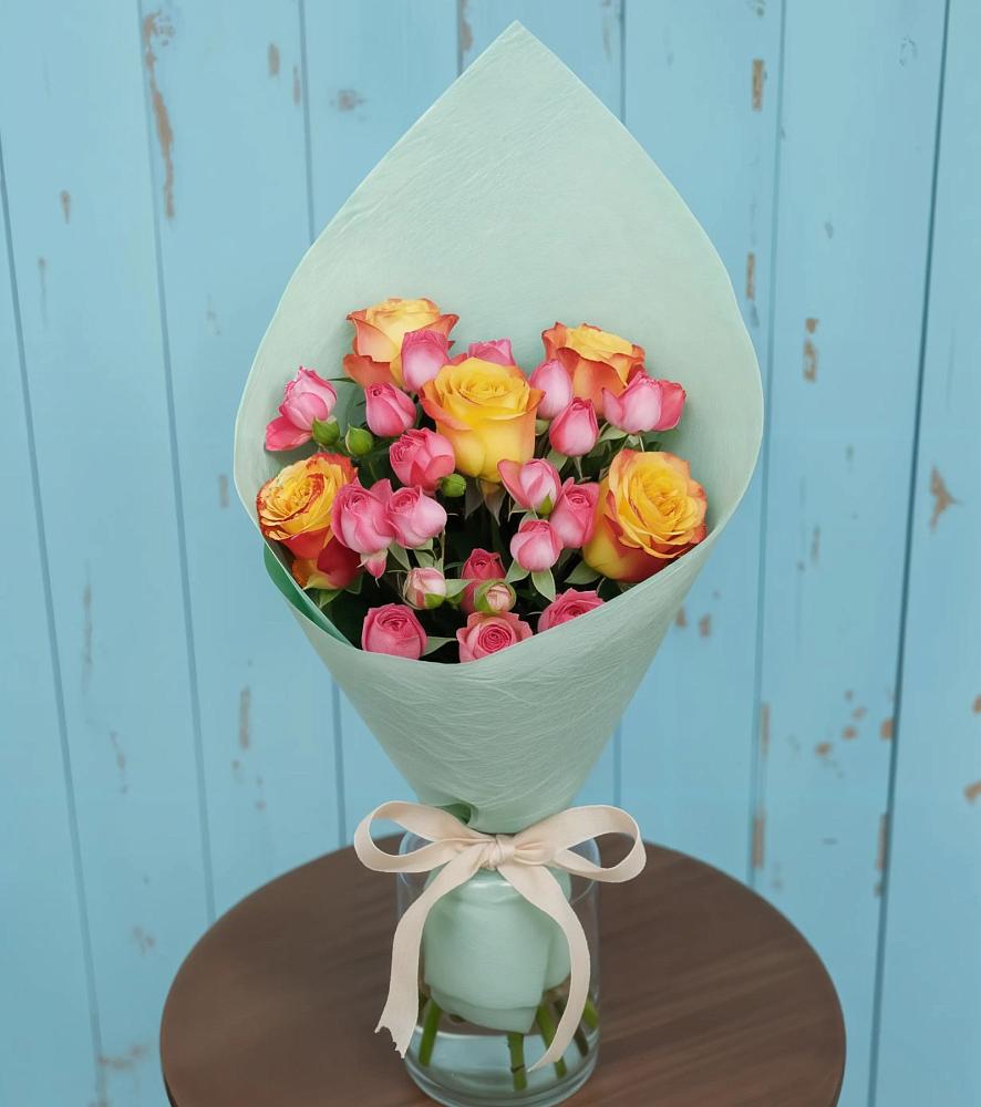 Букет цветов из: Розы в Пономаревка Оренбургская область