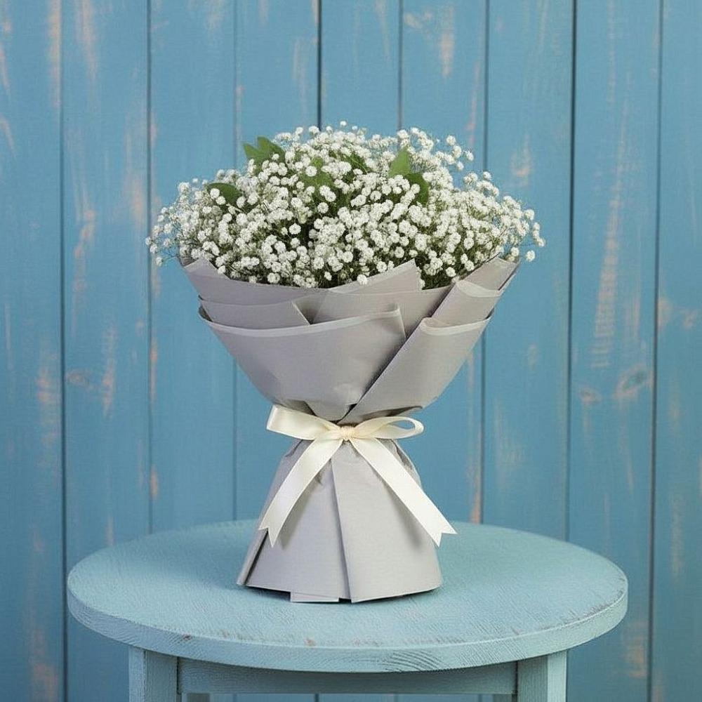 Букет цветов из: Гипсофила в Пономаревка Оренбургская область