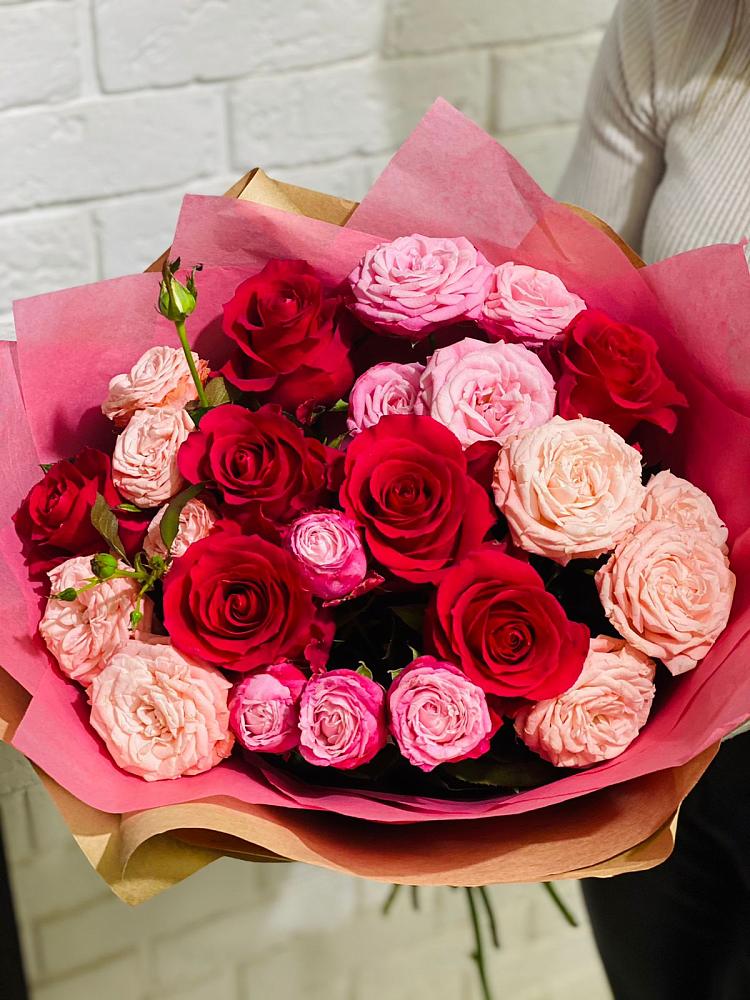 Букет цветов из: Розы в Пономаревка Оренбургская область