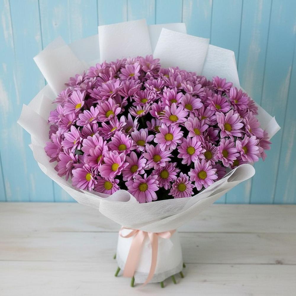 Букет цветов из: Хризантемы в Пономаревка Оренбургская область