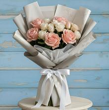 Букет цветов из:  Розы в Пономаревка Оренбургская область