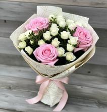Букет цветов из:  Розы в Пономаревка Оренбургская область