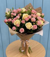 Букет цветов из:  Розы в Пономаревка Оренбургская область