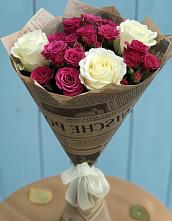 Букет цветов из:  Розы в Пономаревка Оренбургская область