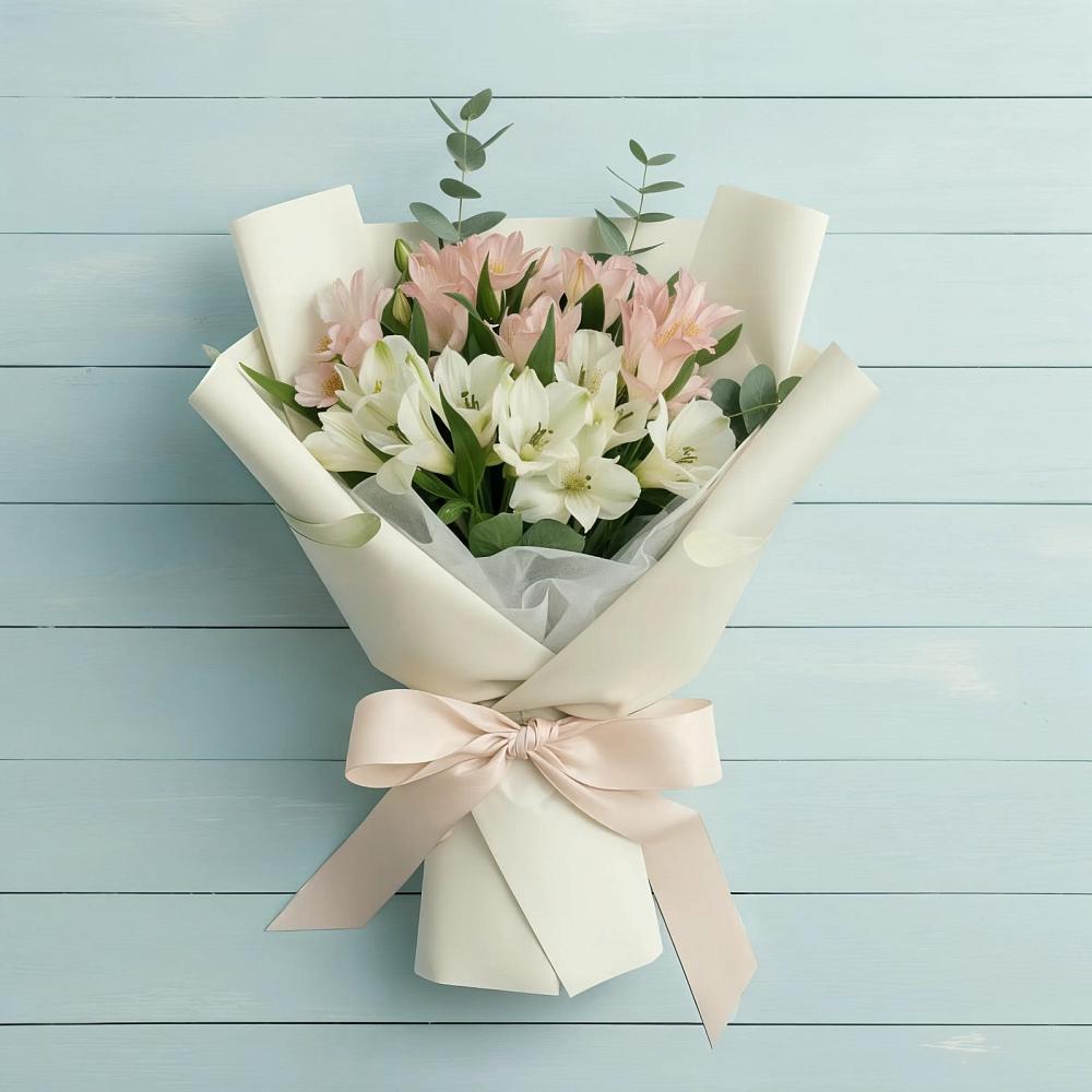 Букет цветов из: Альстромерии в Пономаревка Оренбургская область