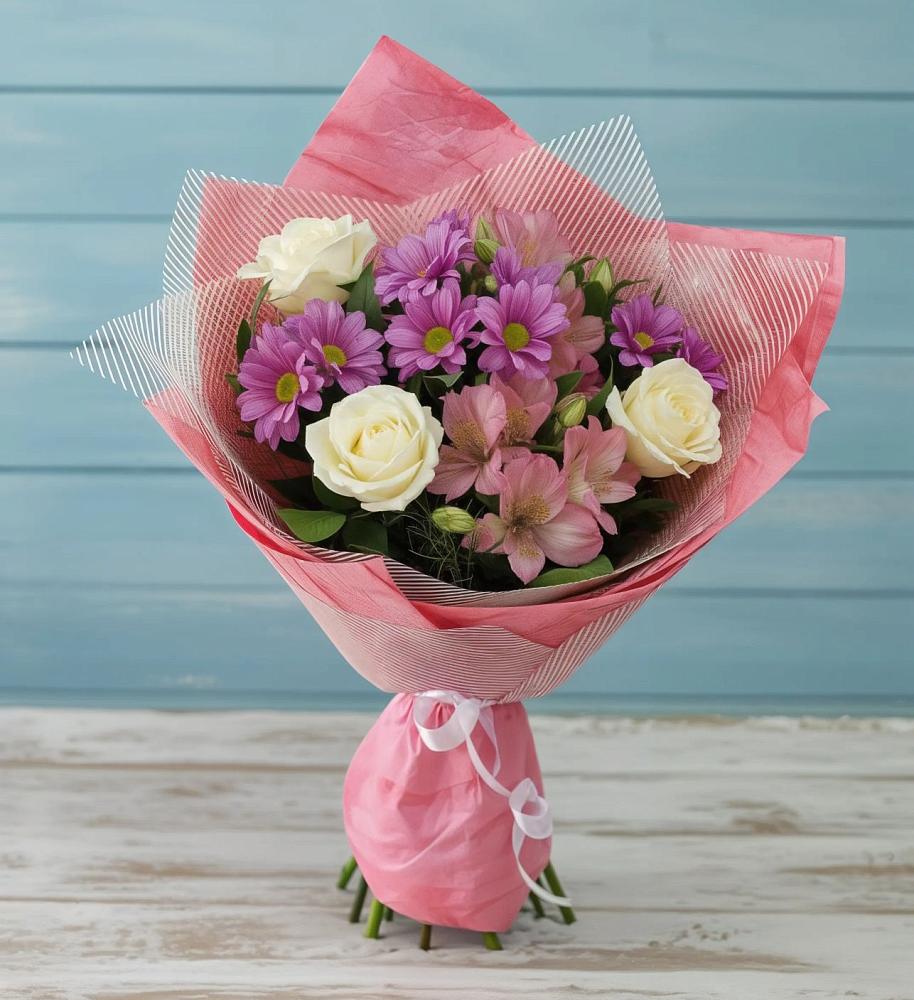 Букет цветов из: Герберы в Пономаревка Оренбургская область