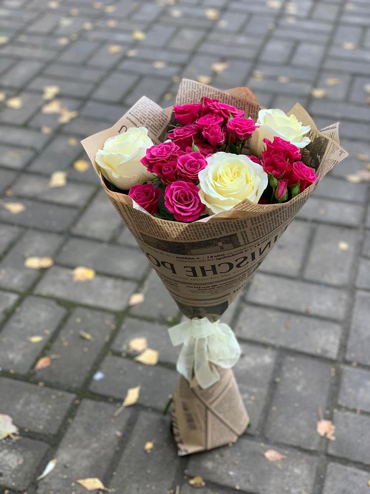 Букет цветов из: Розы в Пономаревка Оренбургская область