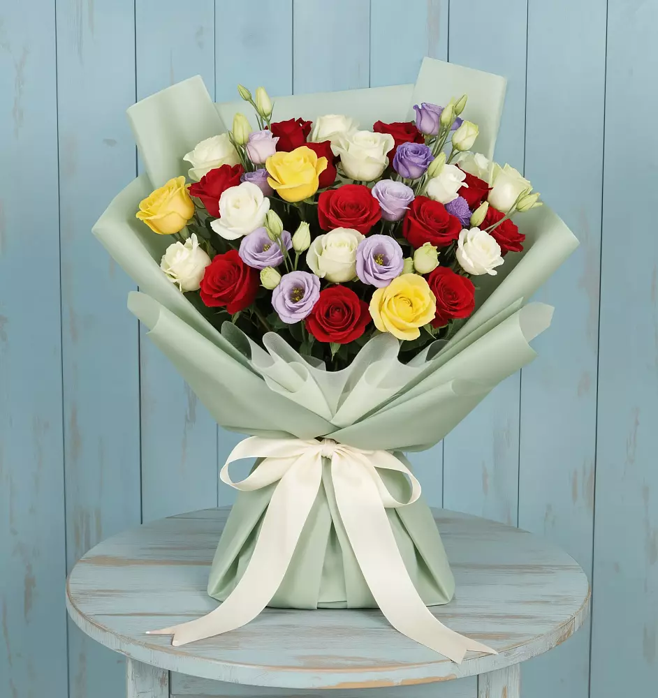 Букет цветов из: Розы в Пономаревка Оренбургская область