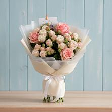 Букет цветов из:  Розы в Пономаревка Оренбургская область