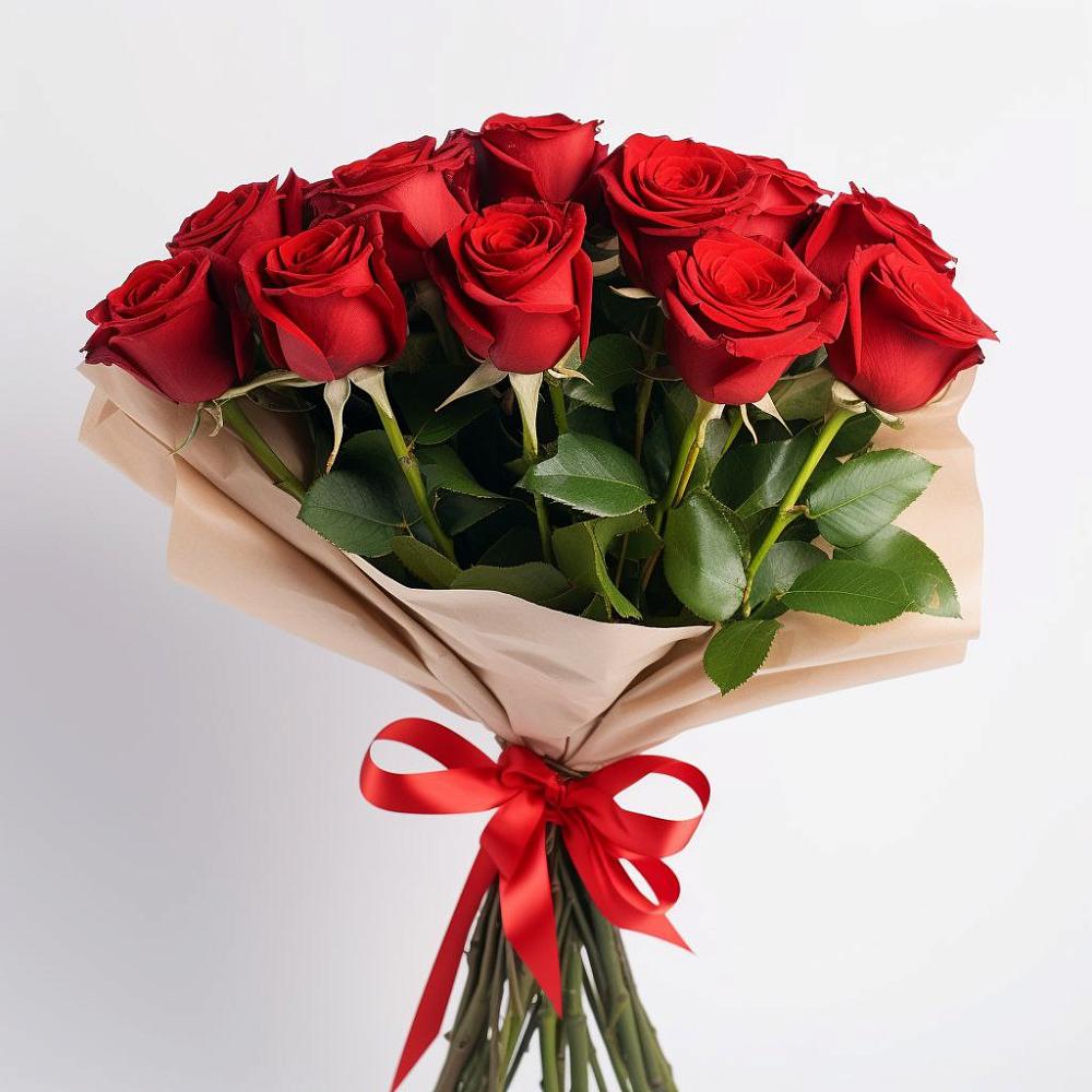 Букет 11 Красных роз Эдлесс Лав в Пономаревка Оренбургская область